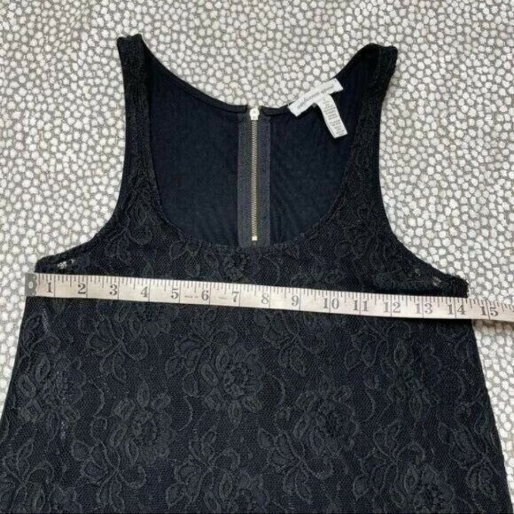 Ambiance Apparel Black Lace Sleeveless Top Size S - Picture 7 of 7